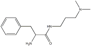 2-amino-N-[3-(dimethylamino)propyl]-3-phenylpropanamide,,结构式