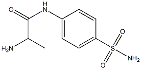 2-amino-N-[4-(aminosulfonyl)phenyl]propanamide Structure