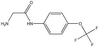 2-amino-N-[4-(trifluoromethoxy)phenyl]acetamide Structure