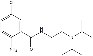 2-amino-N-{2-[bis(propan-2-yl)amino]ethyl}-5-chlorobenzamide Struktur