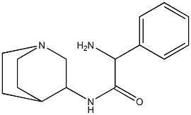 2-amino-N-1-azabicyclo[2.2.2]oct-3-yl-2-phenylacetamide Structure