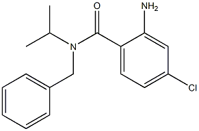 2-amino-N-benzyl-4-chloro-N-(propan-2-yl)benzamide Structure