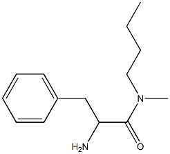 2-amino-N-butyl-N-methyl-3-phenylpropanamide Structure