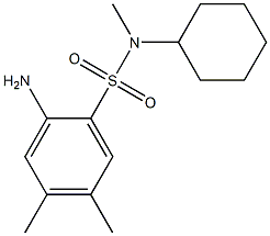 2-amino-N-cyclohexyl-N,4,5-trimethylbenzene-1-sulfonamide