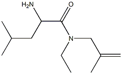 2-amino-N-ethyl-4-methyl-N-(2-methylprop-2-enyl)pentanamide|