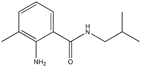 2-amino-N-isobutyl-3-methylbenzamide Struktur