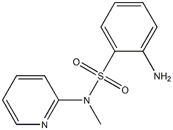 2-amino-N-methyl-N-(pyridin-2-yl)benzene-1-sulfonamide 结构式