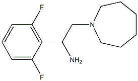 2-azepan-1-yl-1-(2,6-difluorophenyl)ethanamine|