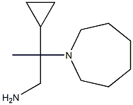 2-azepan-1-yl-2-cyclopropylpropan-1-amine Structure