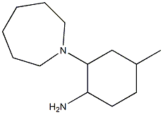 2-azepan-1-yl-4-methylcyclohexanamine 化学構造式