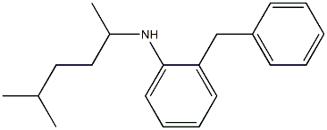 2-benzyl-N-(5-methylhexan-2-yl)aniline 结构式