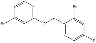 2-bromo-1-(3-bromophenoxymethyl)-4-fluorobenzene Structure