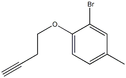 2-bromo-1-(but-3-yn-1-yloxy)-4-methylbenzene