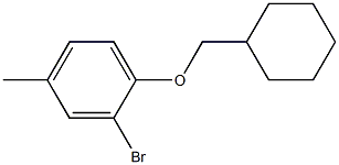 2-bromo-1-(cyclohexylmethoxy)-4-methylbenzene Structure