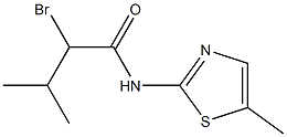 2-bromo-3-methyl-N-(5-methyl-1,3-thiazol-2-yl)butanamide