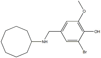 2-bromo-4-[(cyclooctylamino)methyl]-6-methoxyphenol