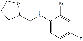 2-bromo-4-fluoro-N-(oxolan-2-ylmethyl)aniline