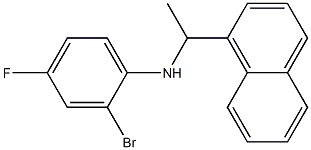 2-bromo-4-fluoro-N-[1-(naphthalen-1-yl)ethyl]aniline