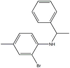 2-bromo-4-methyl-N-(1-phenylethyl)aniline|