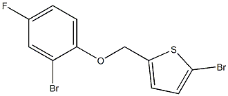 2-bromo-5-(2-bromo-4-fluorophenoxymethyl)thiophene