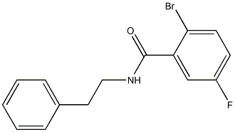 2-bromo-5-fluoro-N-(2-phenylethyl)benzamide