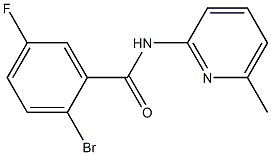 2-bromo-5-fluoro-N-(6-methylpyridin-2-yl)benzamide