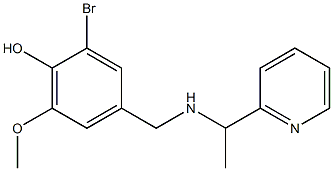 2-bromo-6-methoxy-4-({[1-(pyridin-2-yl)ethyl]amino}methyl)phenol