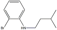 2-bromo-N-(3-methylbutyl)aniline Struktur