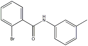 2-bromo-N-(3-methylphenyl)benzamide Struktur