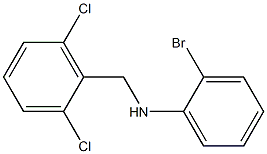 2-bromo-N-[(2,6-dichlorophenyl)methyl]aniline Structure