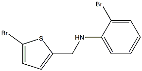 2-bromo-N-[(5-bromothiophen-2-yl)methyl]aniline