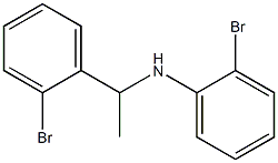 2-bromo-N-[1-(2-bromophenyl)ethyl]aniline Structure