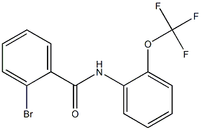 2-bromo-N-[2-(trifluoromethoxy)phenyl]benzamide Structure