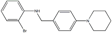 2-bromo-N-{[4-(piperidin-1-yl)phenyl]methyl}aniline