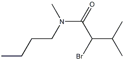2-bromo-N-butyl-N,3-dimethylbutanamide,,结构式
