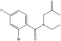  2-bromo-N-ethyl-4-fluoro-N-(2-methylprop-2-enyl)benzamide