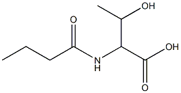 2-butanamido-3-hydroxybutanoic acid Structure