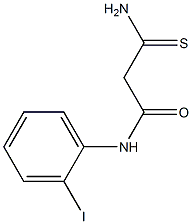 2-carbamothioyl-N-(2-iodophenyl)acetamide 化学構造式