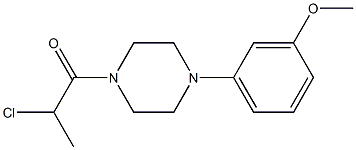 2-chloro-1-[4-(3-methoxyphenyl)piperazin-1-yl]propan-1-one