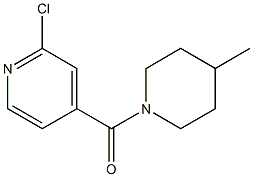 2-chloro-4-[(4-methylpiperidin-1-yl)carbonyl]pyridine Struktur