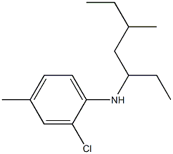 2-chloro-4-methyl-N-(5-methylheptan-3-yl)aniline