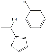 2-chloro-4-methyl-N-[1-(thiophen-2-yl)ethyl]aniline