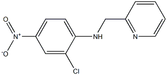 2-chloro-4-nitro-N-(pyridin-2-ylmethyl)aniline 结构式