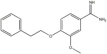 3-methoxy-4-(2-phenylethoxy)benzenecarboximidamide