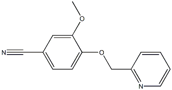3-methoxy-4-(pyridin-2-ylmethoxy)benzonitrile
