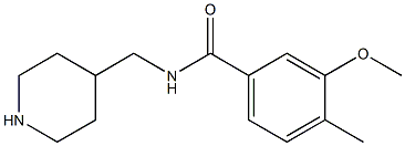  3-methoxy-4-methyl-N-(piperidin-4-ylmethyl)benzamide