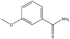 3-methoxybenzene-1-carbothioamide,,结构式