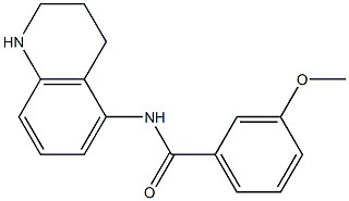 3-methoxy-N-(1,2,3,4-tetrahydroquinolin-5-yl)benzamide