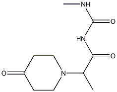 3-methyl-1-[2-(4-oxopiperidin-1-yl)propanoyl]urea