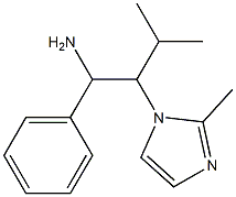 3-methyl-2-(2-methyl-1H-imidazol-1-yl)-1-phenylbutan-1-amine Structure